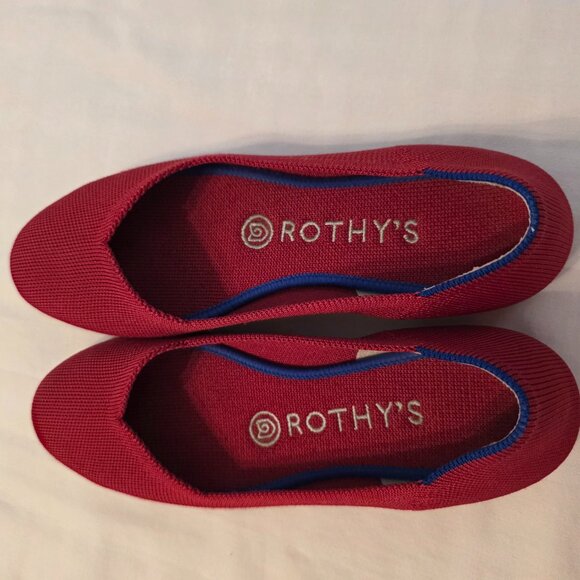 Rothy's Women's Red Ballet Flats, Size 6.5 - Picture 3 of 6